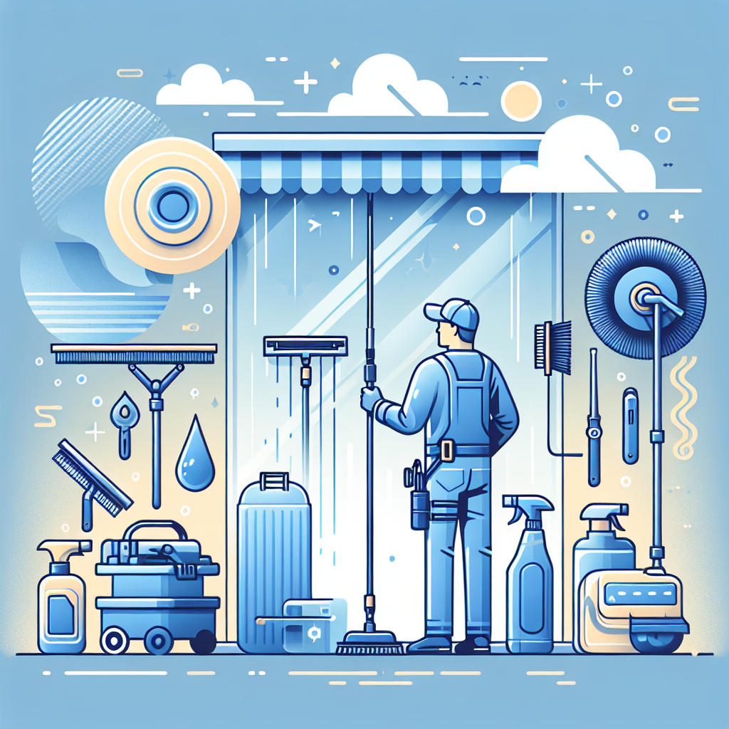 matériel nettoyage vitres professionnel