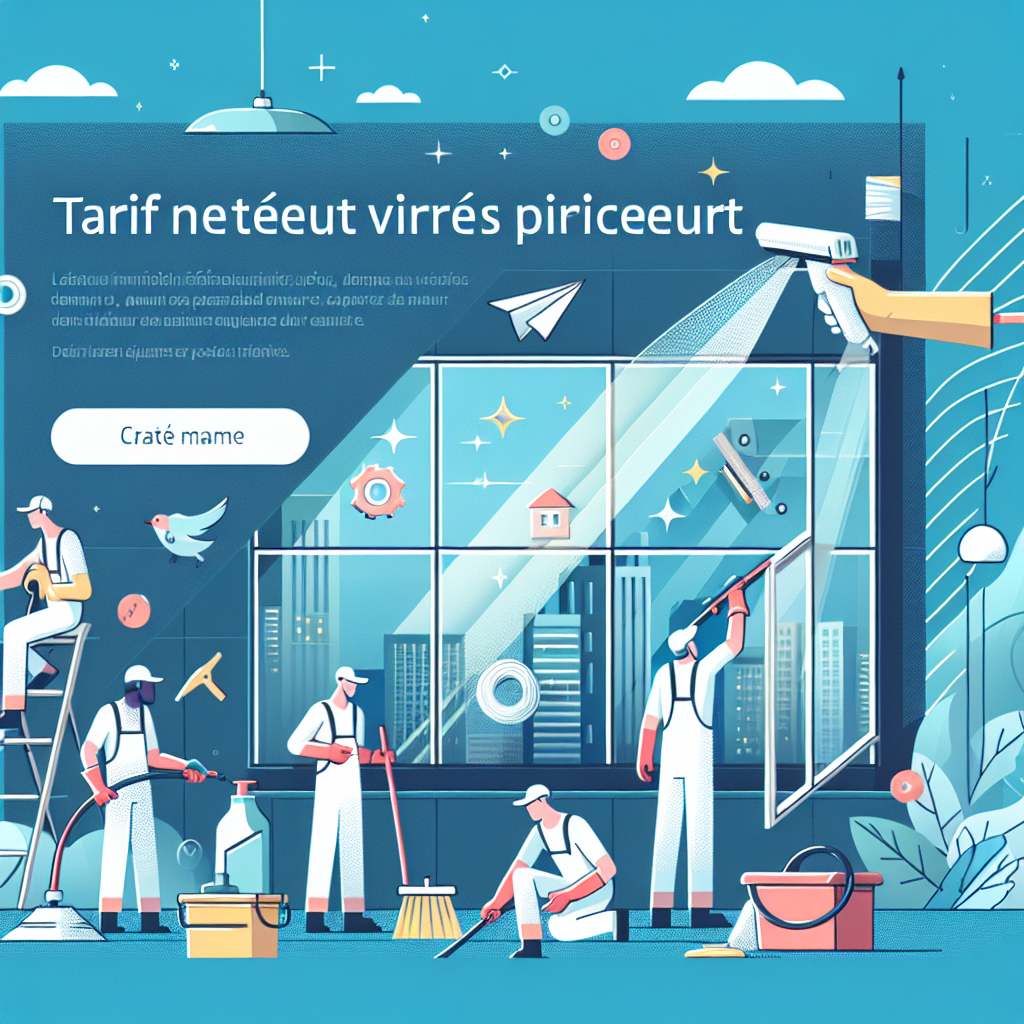 tarif nettoyage vitres particulier